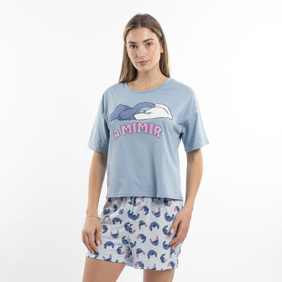 Pijama Stitch Mujer Licencias