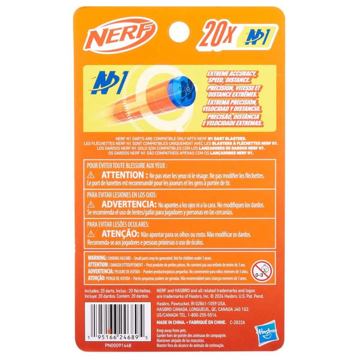 Dardos Nerf N Series N1 Pack de 20