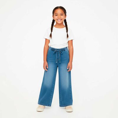 Imagen 1 del producto Jeans de Algodón Niña Mila Azul, Negro