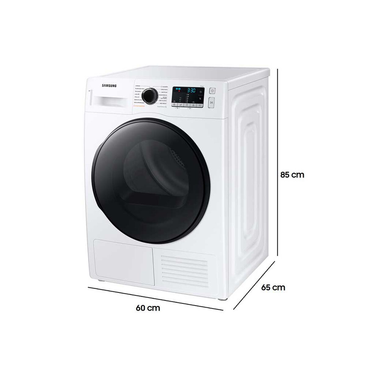 Secadora de Ropa Samsung DV90TA040BE/ZS 9 kg.