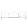 Rack TV Onessta Albi hasta 85" Jequitiba