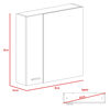 Botiquín + Mueble Lavamanos TuHome Bath 300
