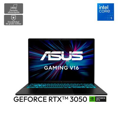 Notebook Asus Gaming V16 Core 5 512GB SSD 16GB 16" NVIDIA GeForce RTX 3050