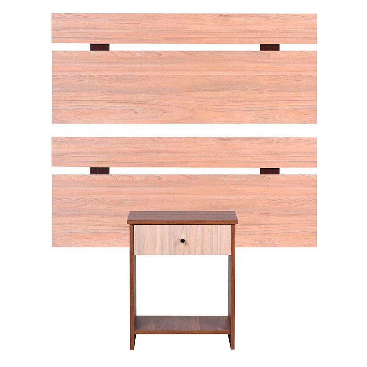 Set Duplex 1 Velador+2 Respaldo Single Olmo