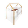 Cuna Montessori Blanca /Natural Bbpro (140X70Cm) 3 Cajas