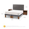 Cama Europea CIC Base Dividida 2 Plazas Cocopedic