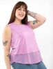 Polera Lisa Sin Mangas Mujer Extralindas