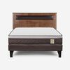 Cama Europea Rosen 2 Plazas New Style 4 Plus + Respaldo Ferrara