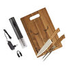 Set Parrillero Wayu Tabla + Juego de Cuchillos + Sacacorchos Eléctrico