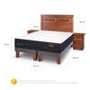 Cama Europea CIC Base Dividida 2 Plazas Premium + Respaldo + Veladores