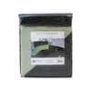 Quilt Bicolor Doral 2 Plazas Origins Liso Negro Verde