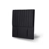 Respaldo Latam Home 1 Plaza Sorrento Tela Velvet Negro