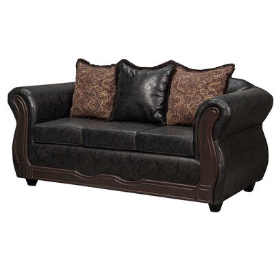 Imagen 2 del producto Sofá Black Factory Sofia 3 Cuerpos Negro