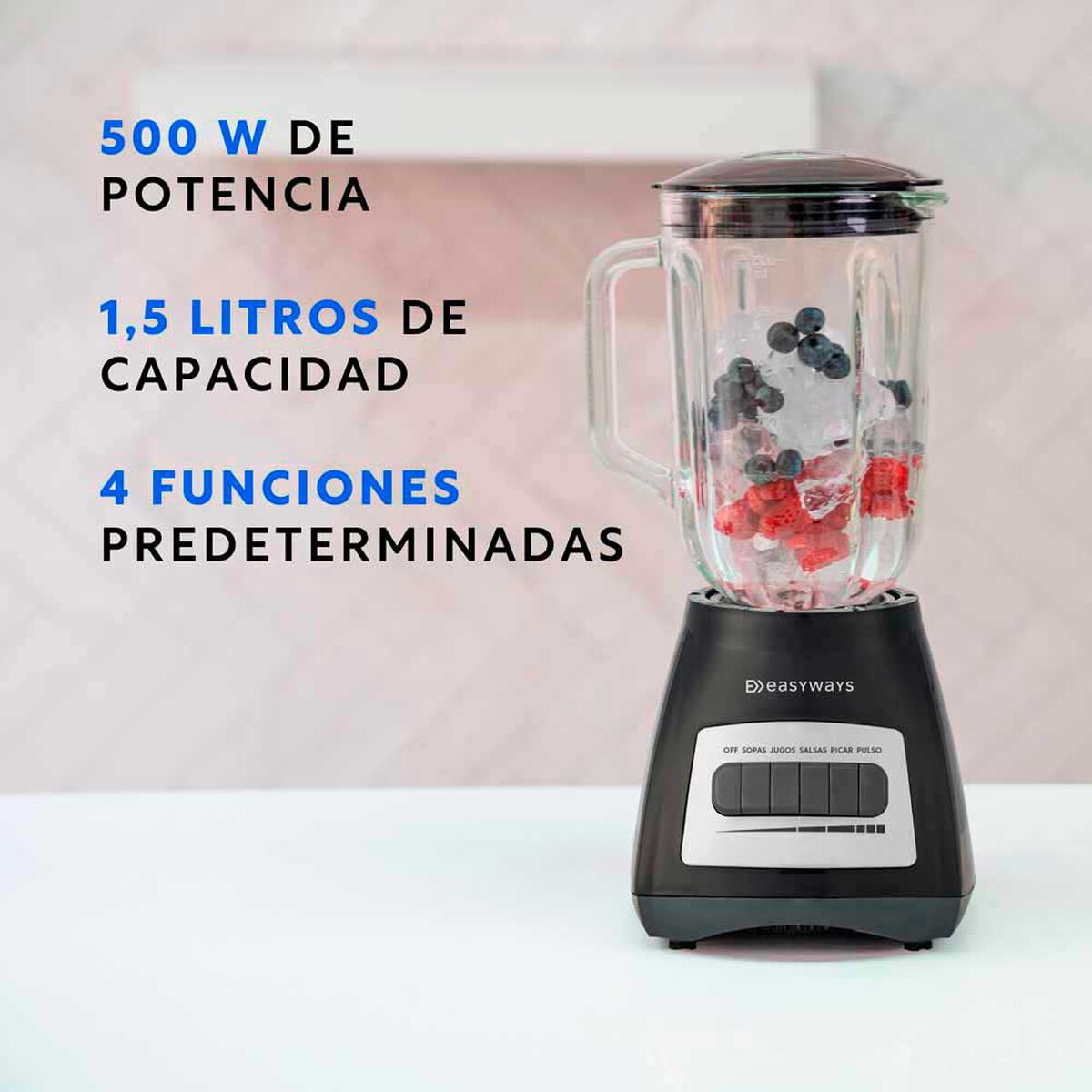 Licuadora Easyways Licuadora Crush n' roll 1,5 lts.
