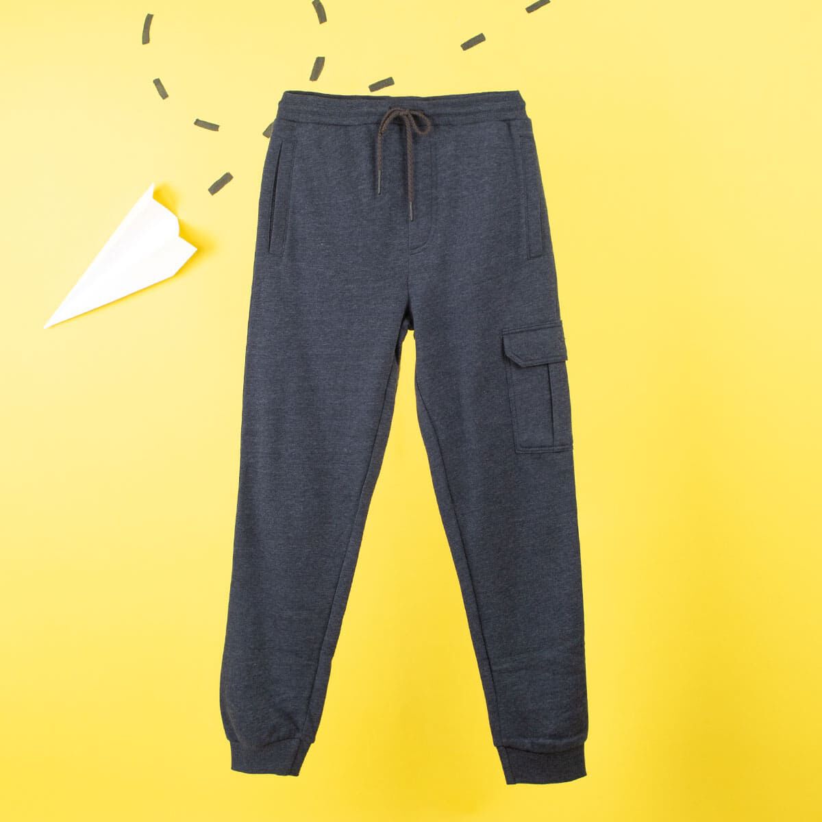 Pantalón de Buzo Escolar de Algodón Unisex Talla L/XL Crescendo