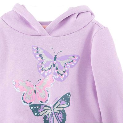 Imagen 2 del producto Polerón con Gorro de Algodón Chess Baby Lila