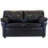 Juego de Living Muebles America Santa Fe Sofá 2 Cuerpos + Dos Sillones 1 Cuerpo Negro