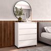 C&oacute;moda Vekkahome Coimbra 4 Cajones Blanco