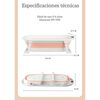 Bañera Plegable con Cojín y más Accesorios Rosada Lubabycas