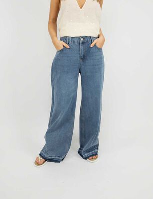 Imagen 1 del producto Jeans Mujer Icono Azul-Medio, Gris-Claro