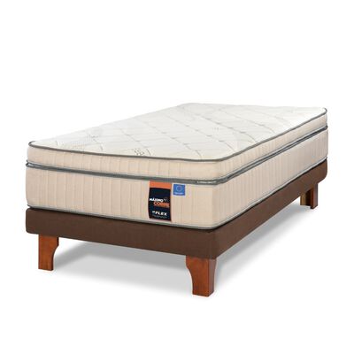 Cama Europea Flex 1,5 Plazas Máximo Cobre