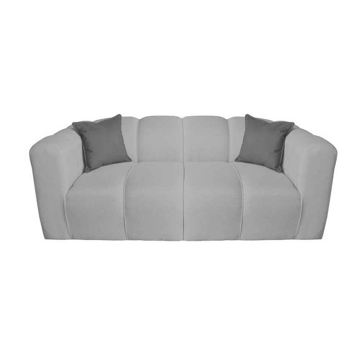 Juego de Living A&M Home Leonol 3,1,1 Cuerpos Gris