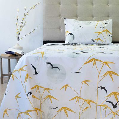 Imagen 2 del producto Juego de Sábanas Doral 144 Hilos 1 Plaza Premium Sunset