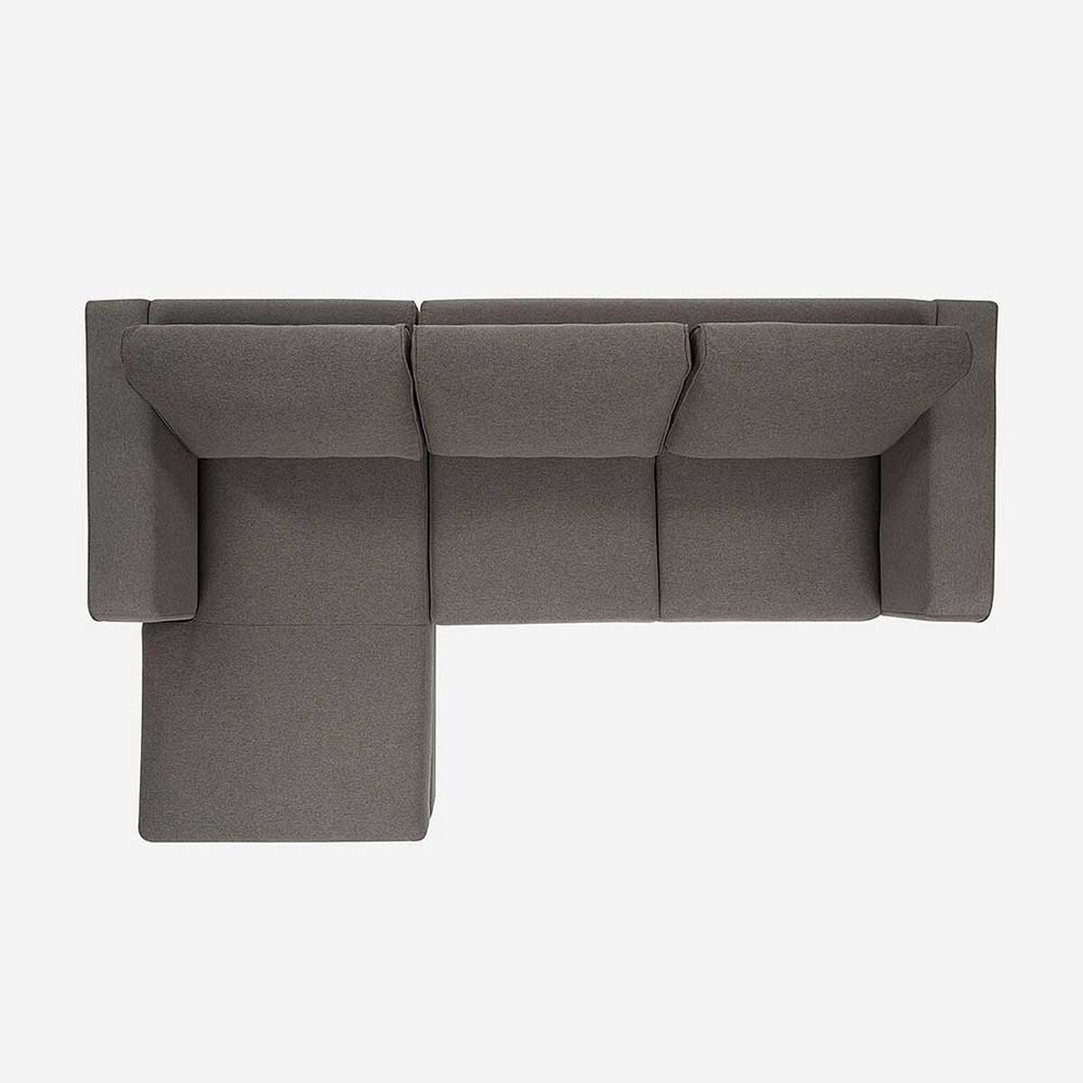 Sof&aacute; Seccional Rosen Parma 3 Cuerpos Izquierdo Tela Topo