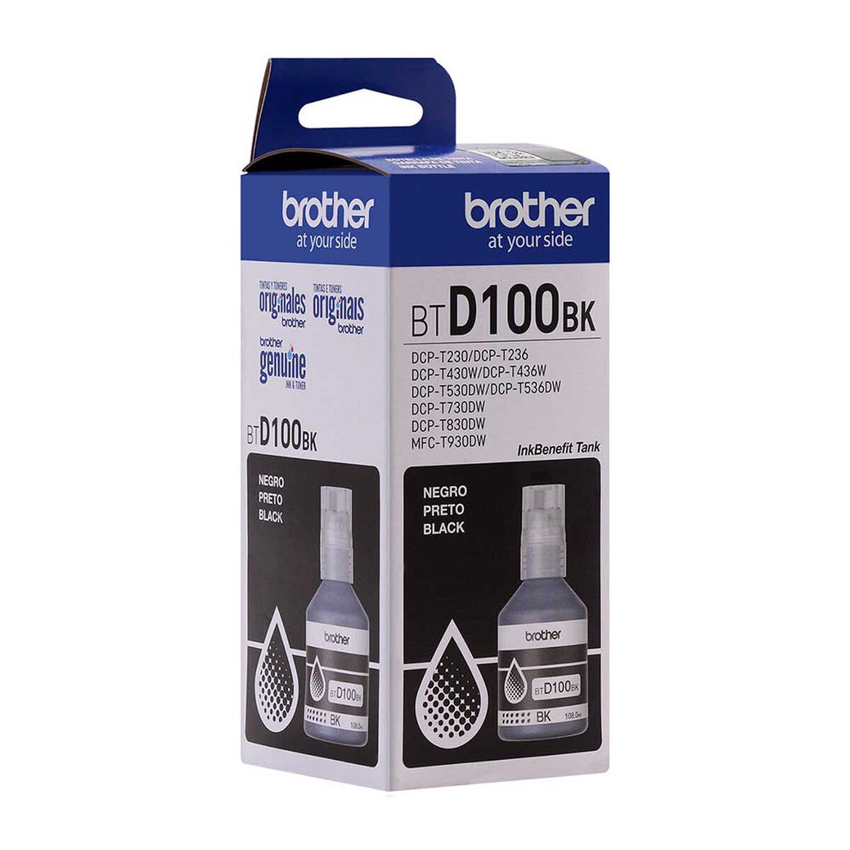 Tinta Brother BTD100BK Negro