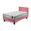 Cama Europea Latam Home 1,5 Plazas Cannon Palo Rosa