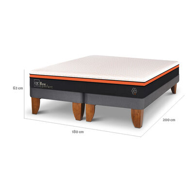 Imagen 2 del producto Cama Europea CIC Base Dividida King Bee Comfort