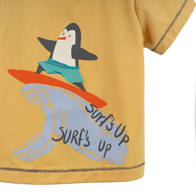 Imagen 2 del producto Conjunto Polera+Short Chess Baby Amarillo, Navy