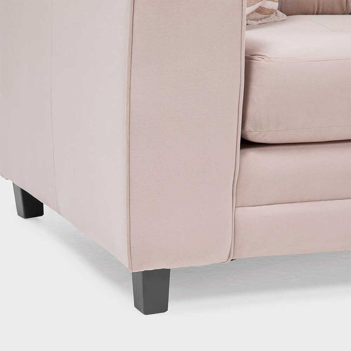 Sofá Seccional Derecho Living Factory Dubai 5 Cuerpos Beige