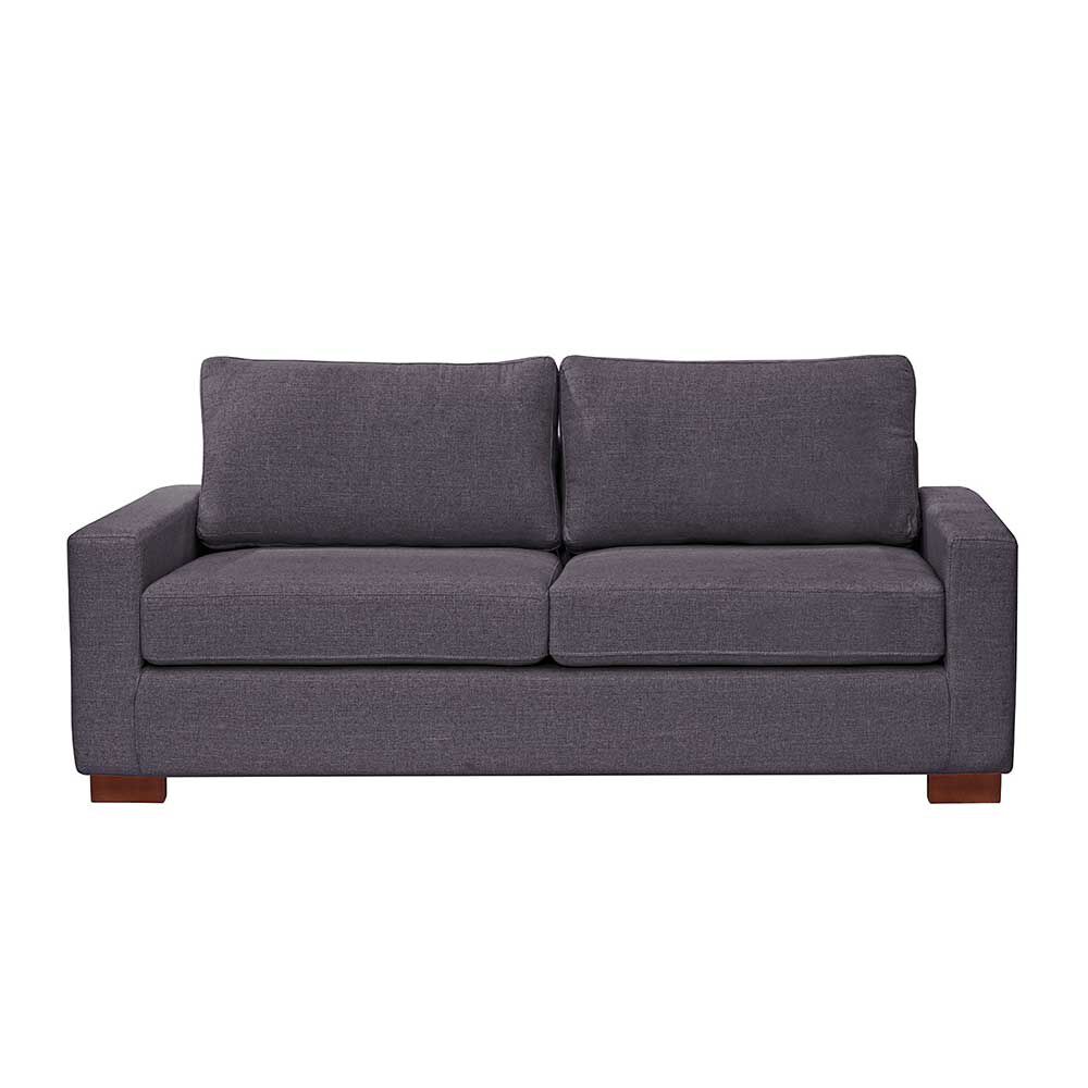 Sofá Latam Home Livorno 3 Cuerpos Gris Oscuro