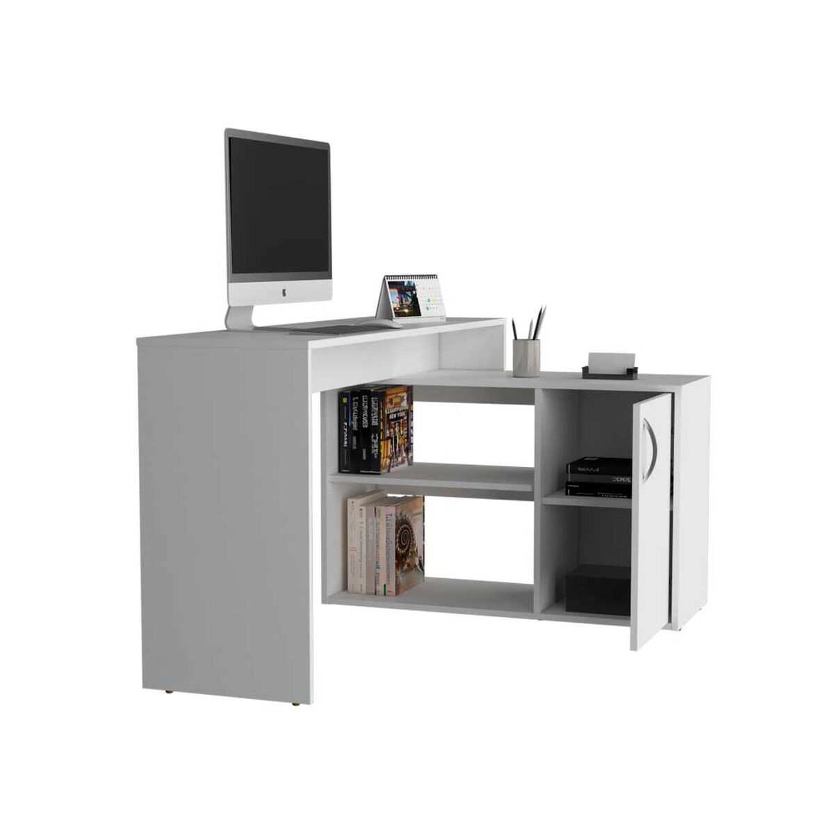 Escritorio en L Tuhome Eco 1 Puerta Blanco&nbsp;