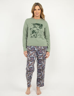 Imagen 2 del producto Polera de Pijama Mujer Portman Club Oliva