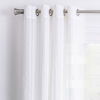 Cortina Velo Fabrics Bordado Lineas 140 x 220 cm Blanco