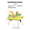Mesa de Actividades Granja 42 x 48 cm Verde LuBabycas