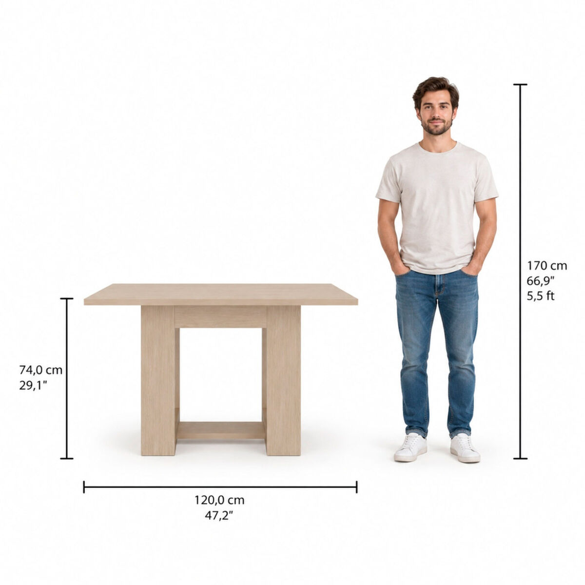 Mesa de Comedor Tuhome Volterra Cartagena