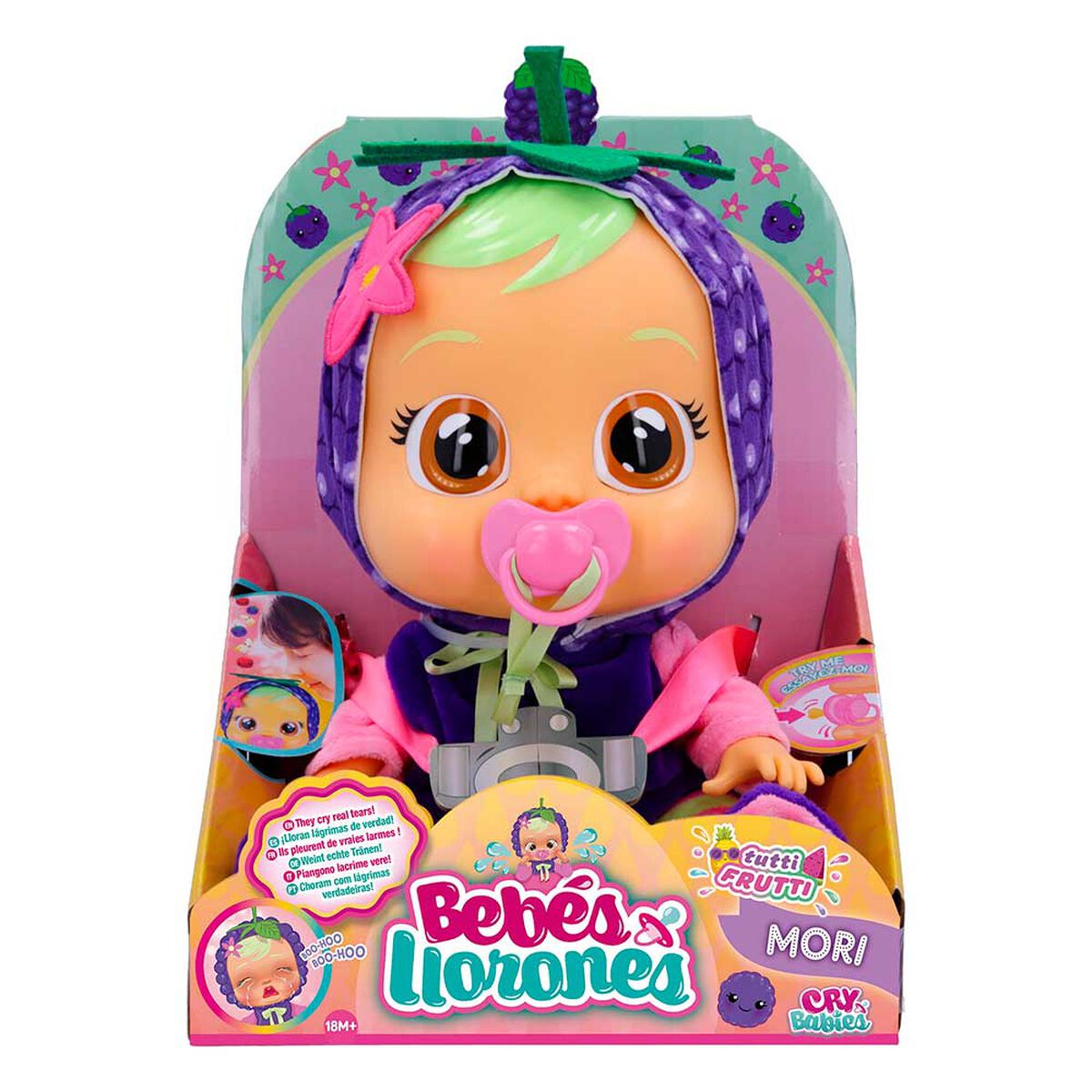Muñeca Bebes Llorones Tutti Frutti Crybabies Abc