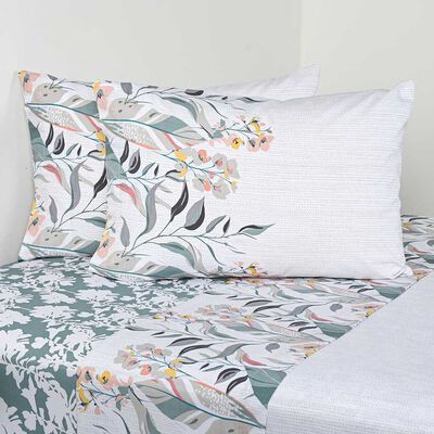 Imagen 1 del producto Juego de Sábanas Estampado Cannon 200 Hilos 2 Plazas Rainforest