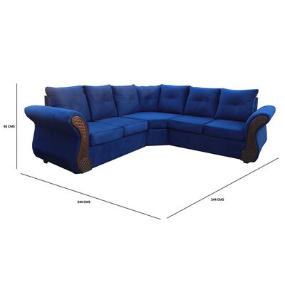 Imagen 2 del producto Sofá Seccional Almore Atlanta 5 Cuerpos Azul