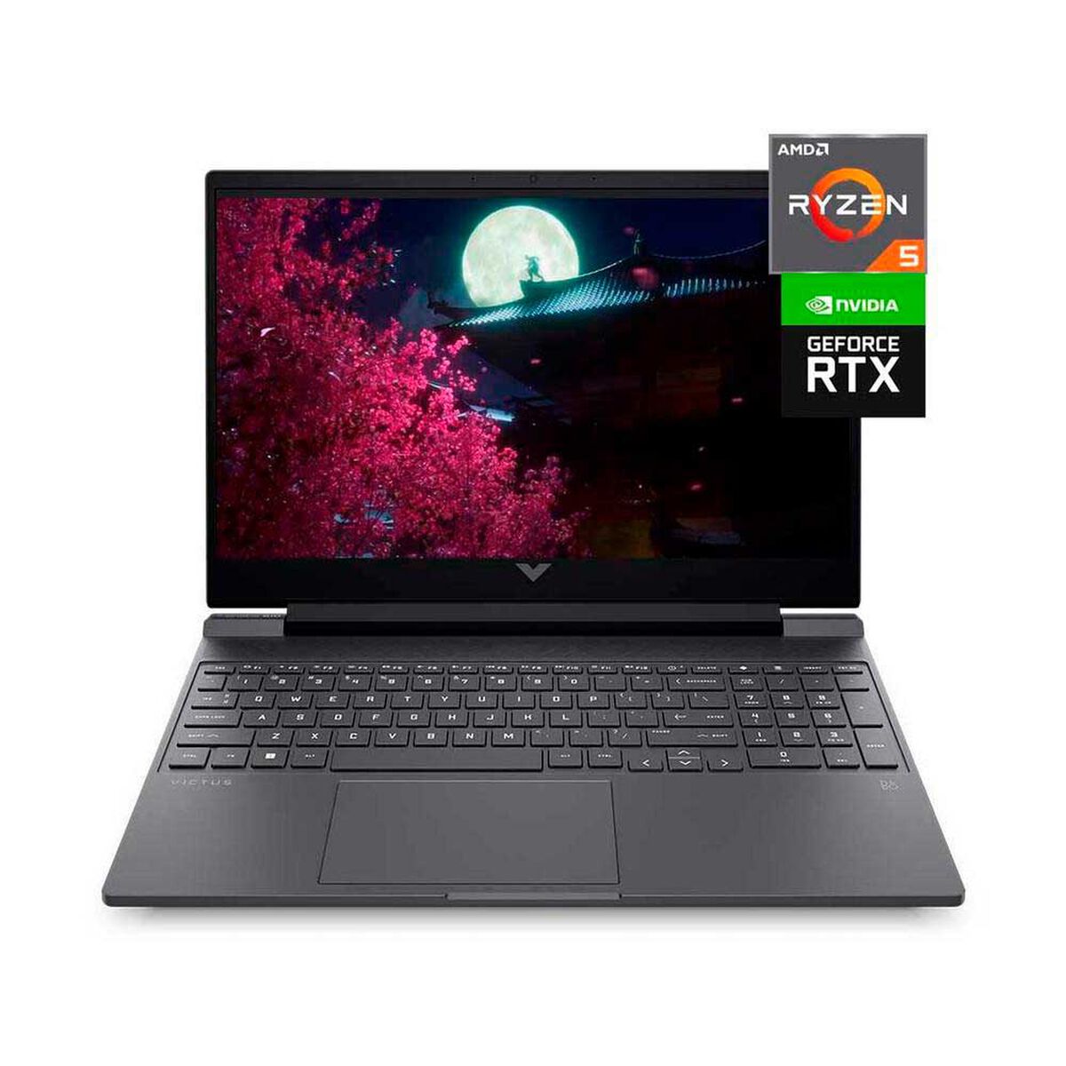 Notebook HP Victus 15-FB1007LA AMD Ryzen 5 8GB 512GB SSD 15,6" NVIDIA RTX 2050