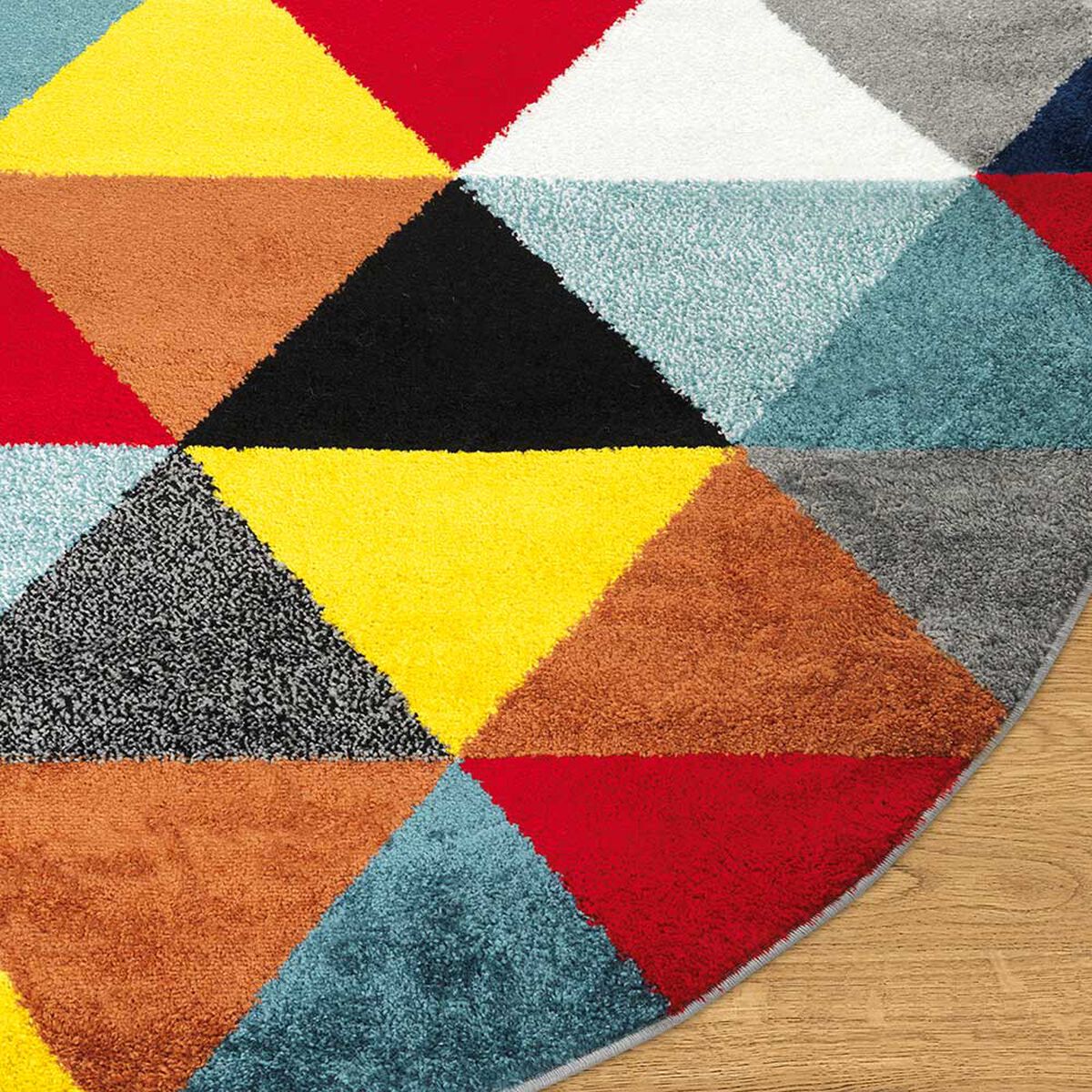 Alfombra  Modalfo Florida Multicolor 160 x 160 cm