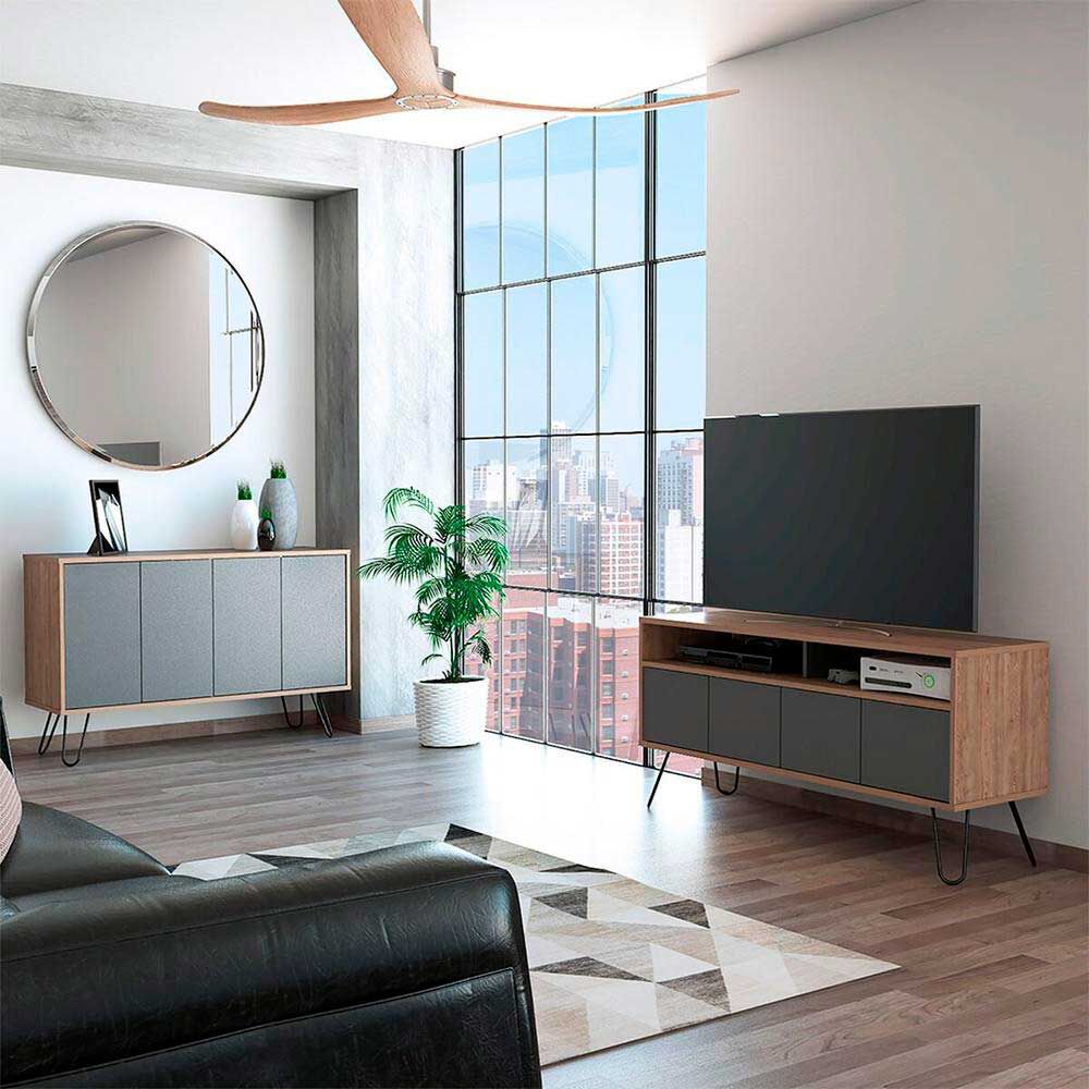 TUHOME Rack TV 55" + Buffet Vassel