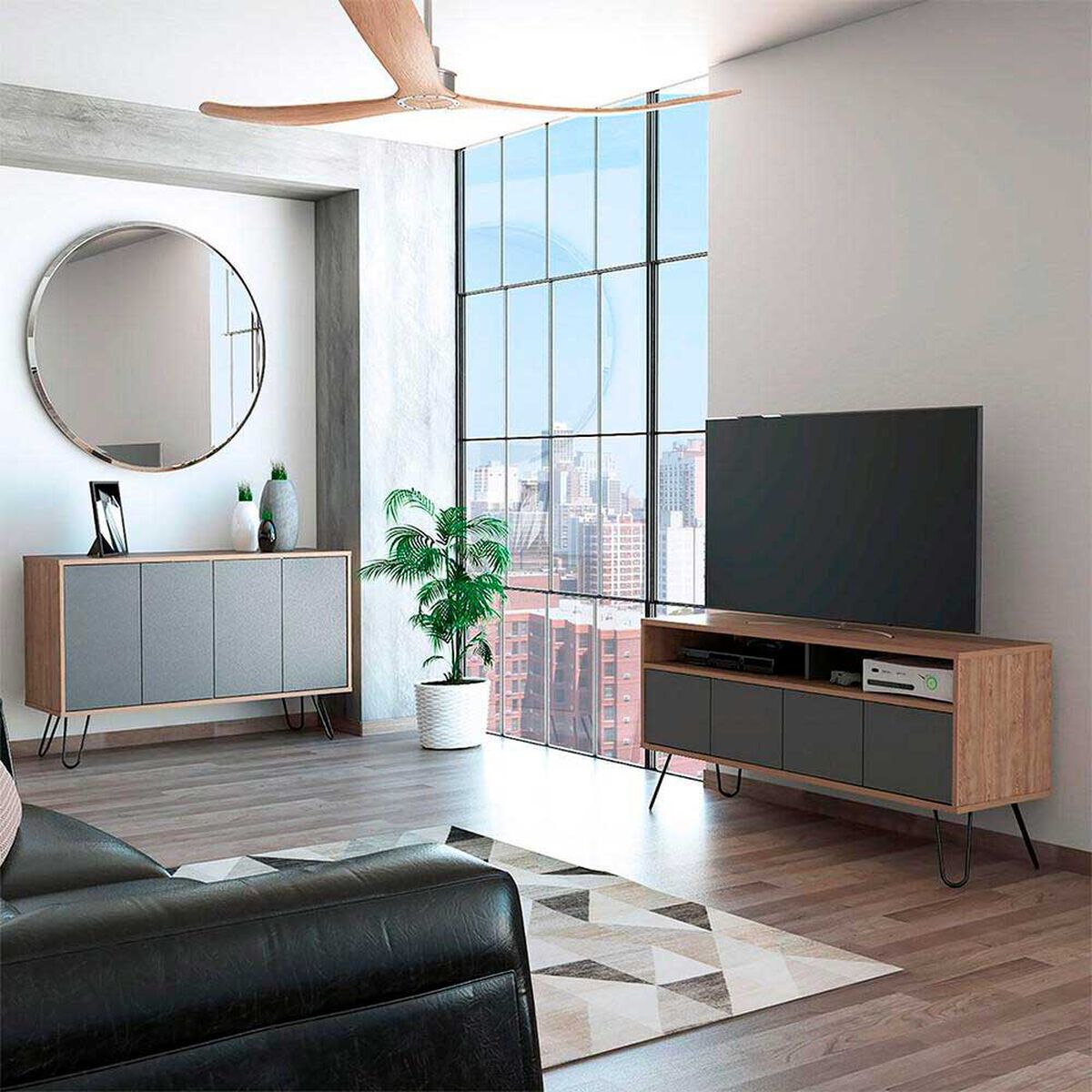 Rack TV 55" + Buffet Vassel