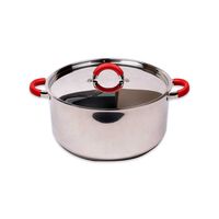 Cacerola Acero Inoxidable Doral Nizza 24 x 12 cm