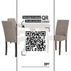 Juego de Comedor Zoy Home Phuket 4 Sillas Beige