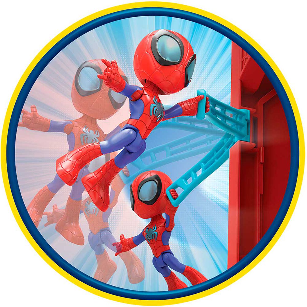 Figura de Acción Spidey And Friends Set Spidey Aracnomóvil