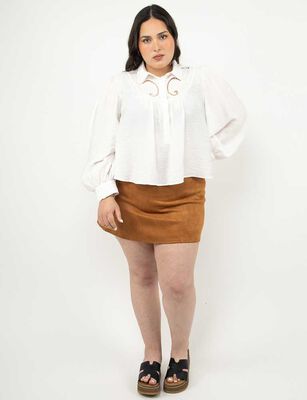 Imagen 2 del producto Blusa Manga Larga Mujer Extralindas Crudo